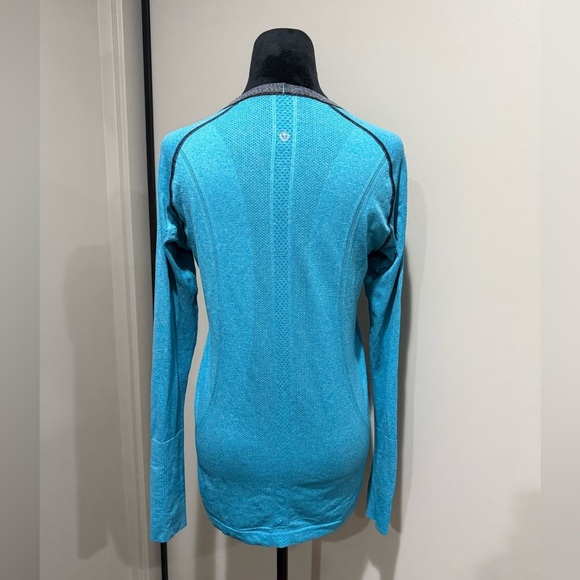 Lululemon Swiftly Tech Teal Long Sleeve Crew shirt - Picture 2 of 7